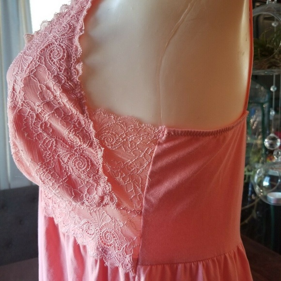 Chanteuse Intimates Peach Babydoll Nightie Large - Picture 4 of 8